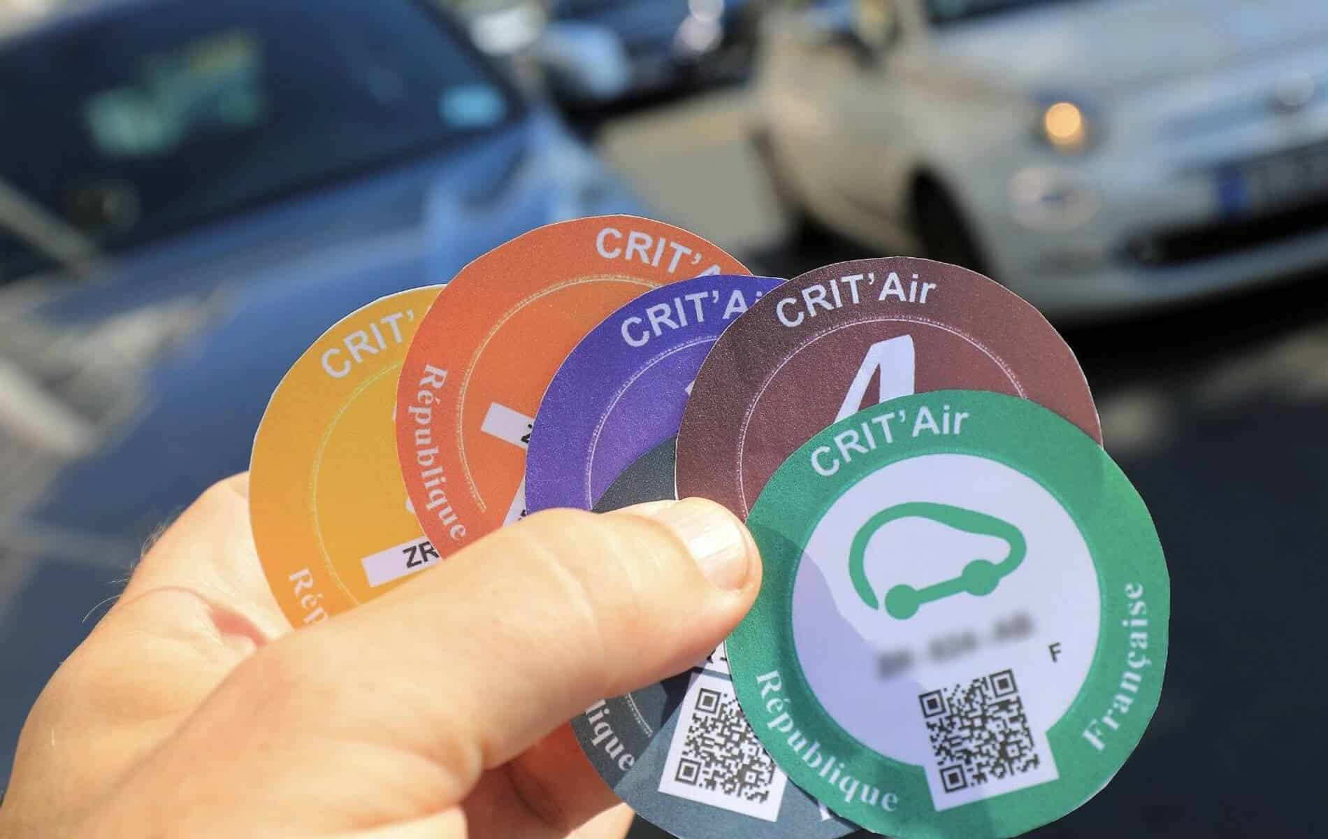 Automobilistes : Les véhicules avec cette vignette Crit'Air ne seront ...